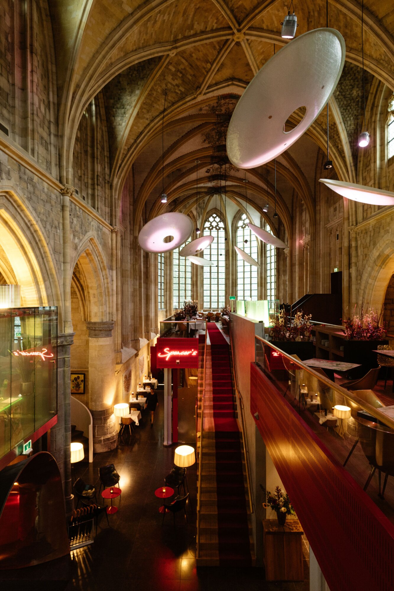 Spencer's restaurant en lobby | Kruisherenhotel Maastricht.