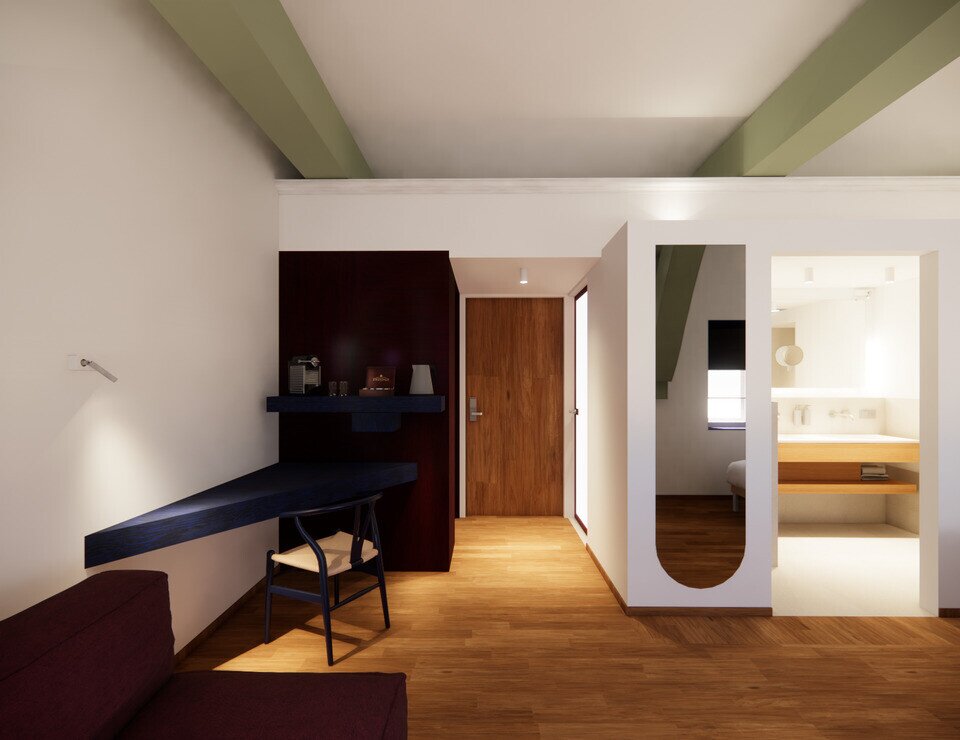 Room render | Kruisherenhotel Maastricht.
