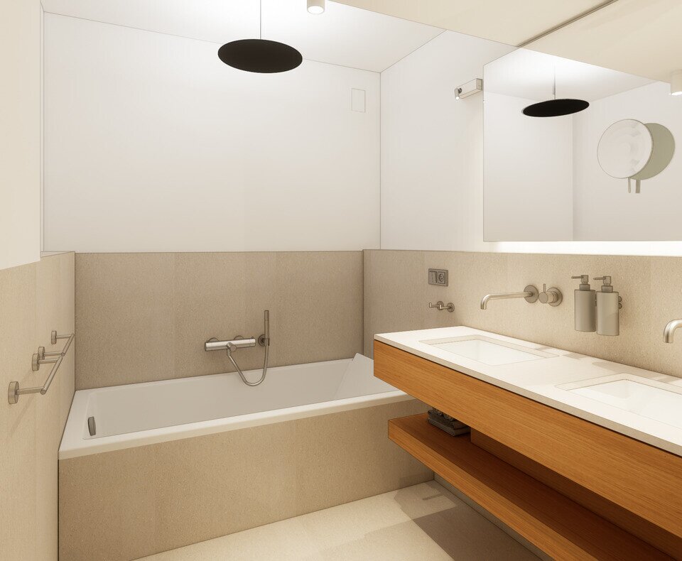 Render deluxe badkamer | Kruisherenhotel Maastricht.