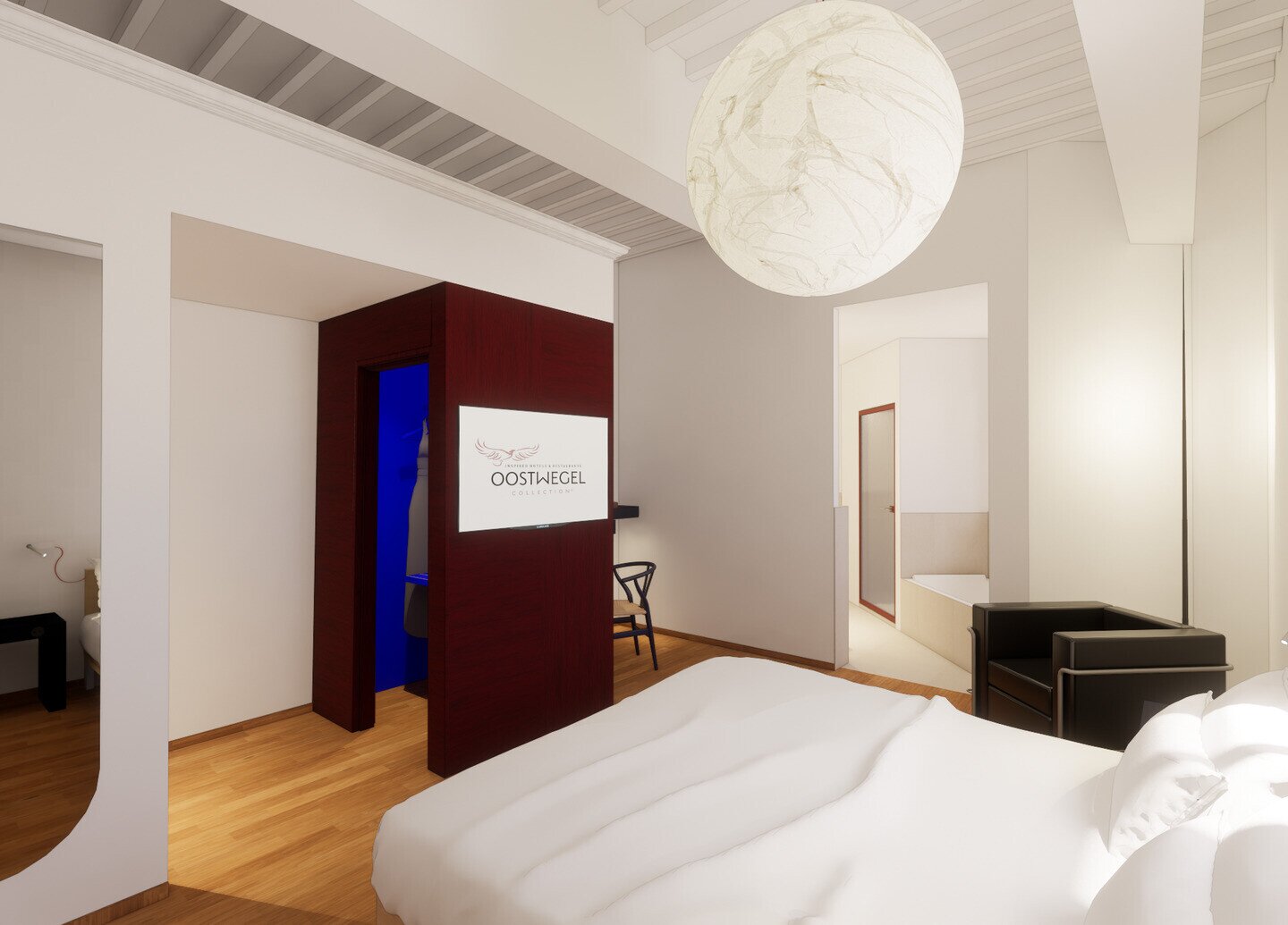 Render signature kamer | Kruisherenhotel Maastricht.