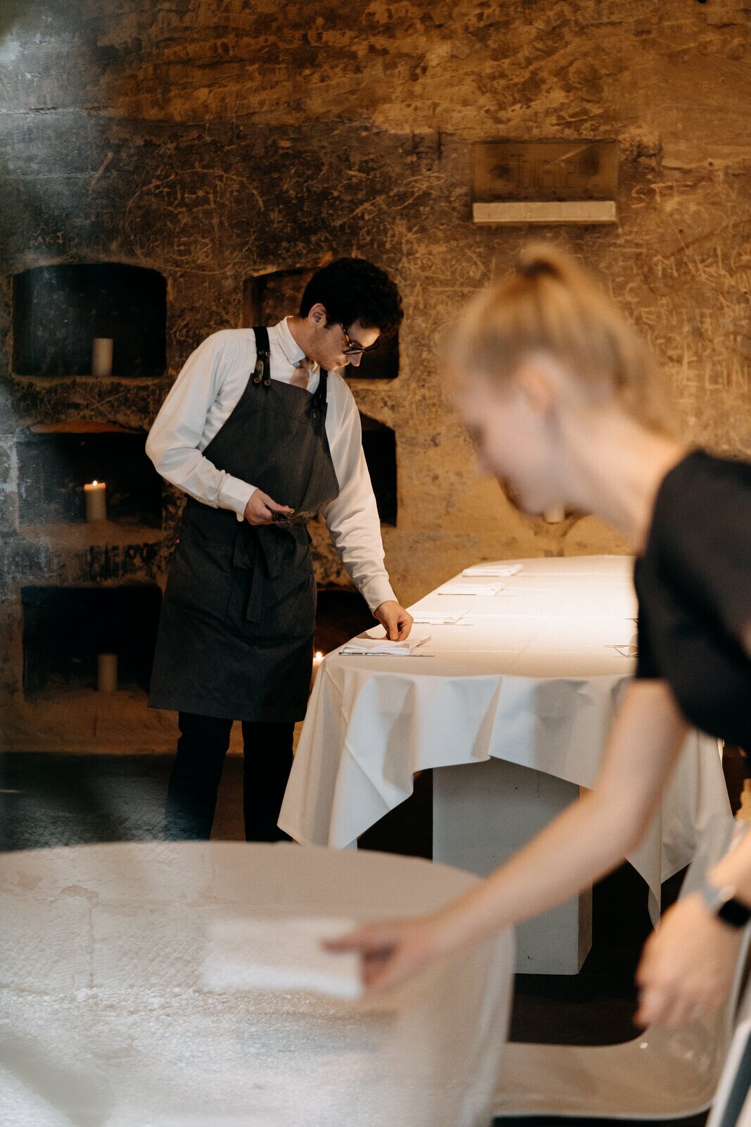 Tafel dekken | Château Neercanne.