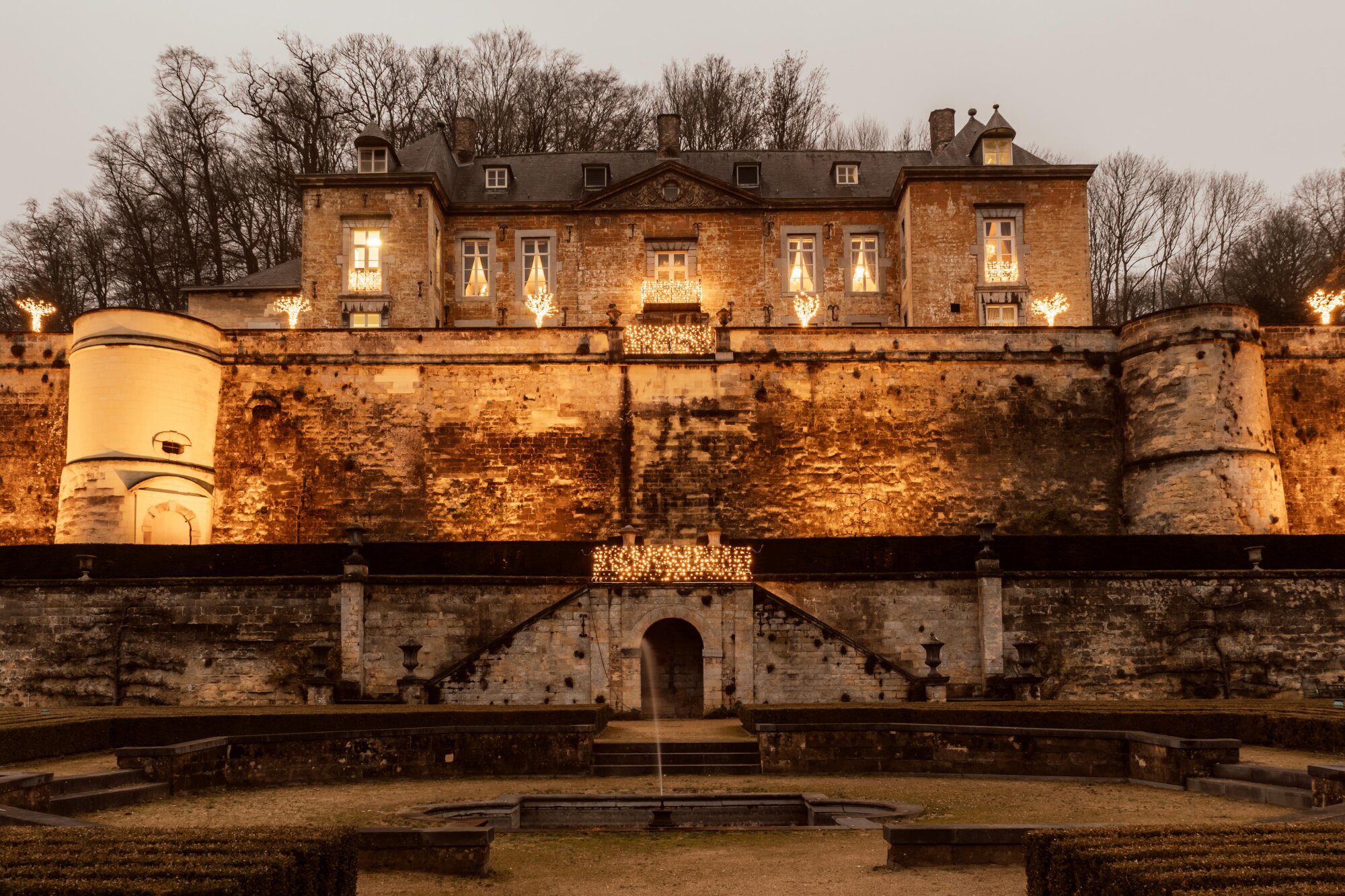Kerstverlichting maastricht | Château Neercanne.