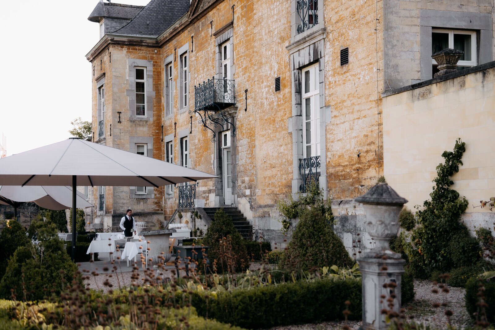 Terras | Château Neercanne.