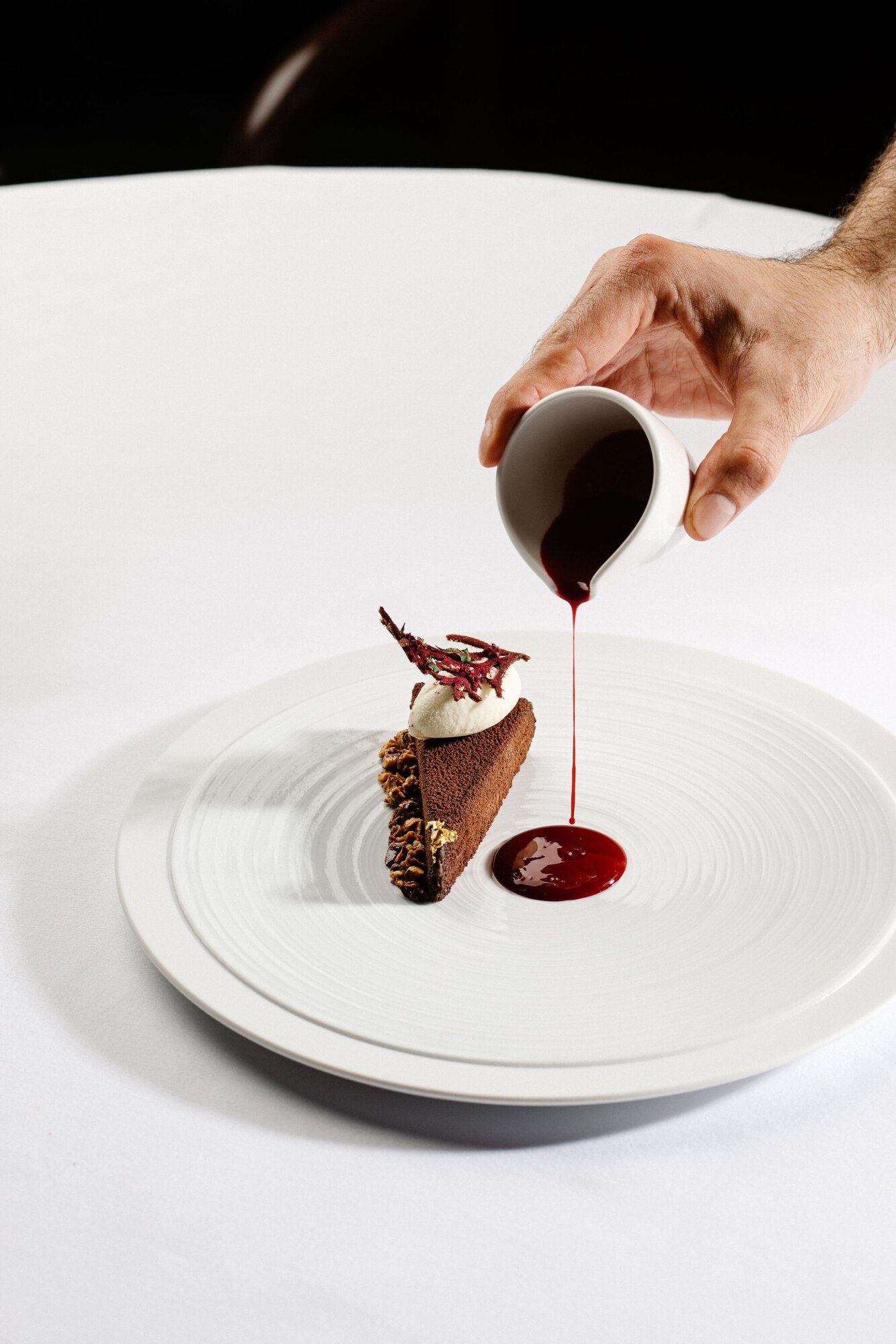 Dish at Restaurant Château Neercanne.