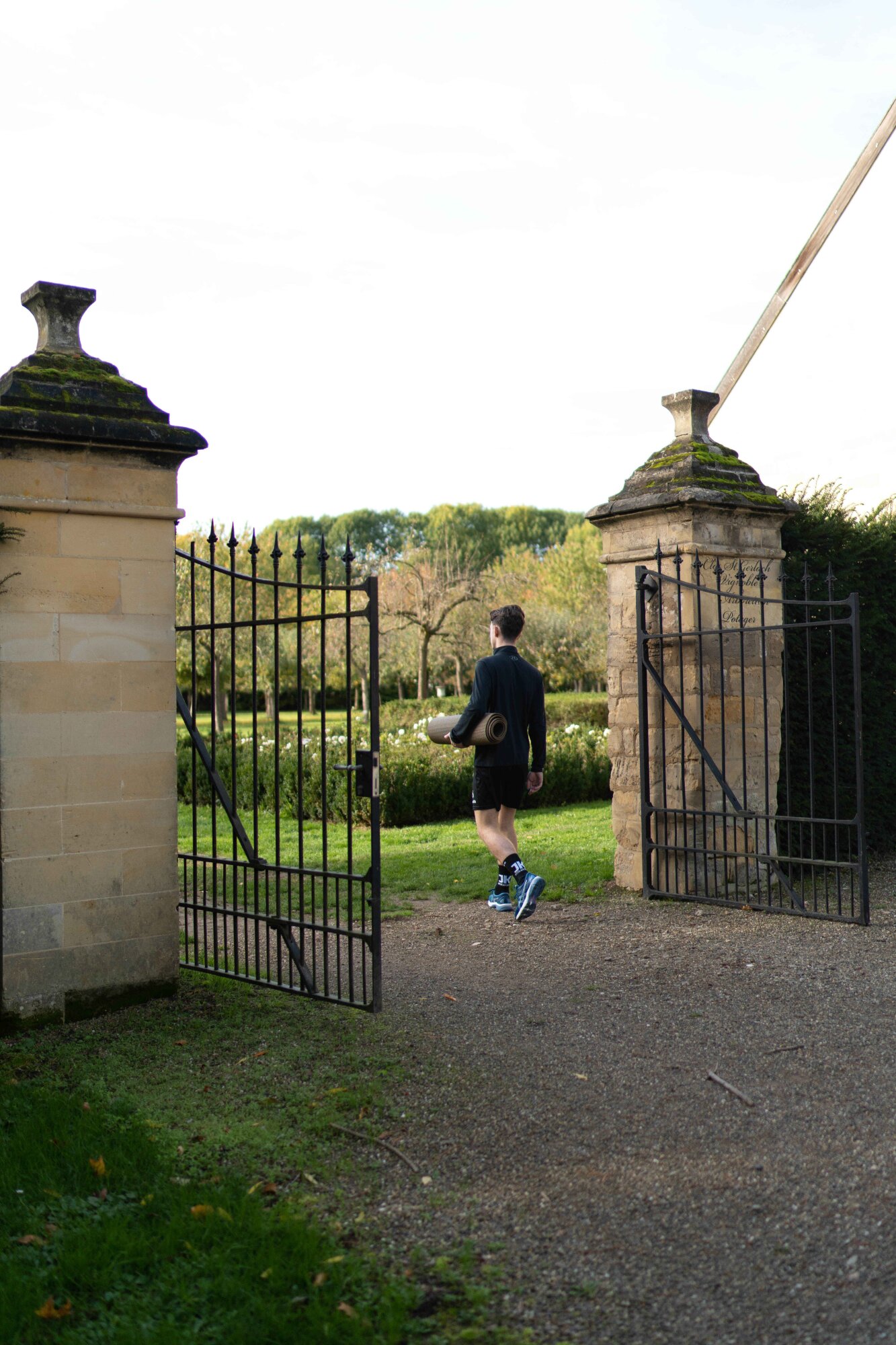 Yoga op Château St. Gerlach.