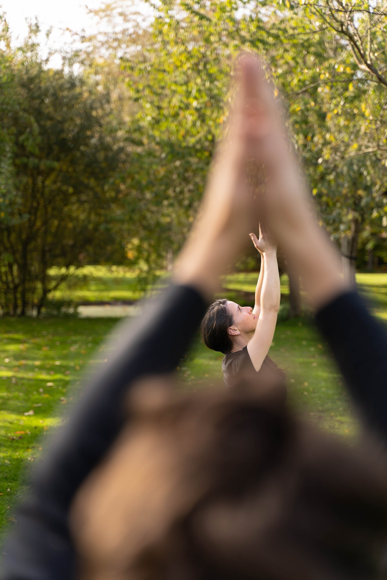 Yoga op Château St. Gerlach.