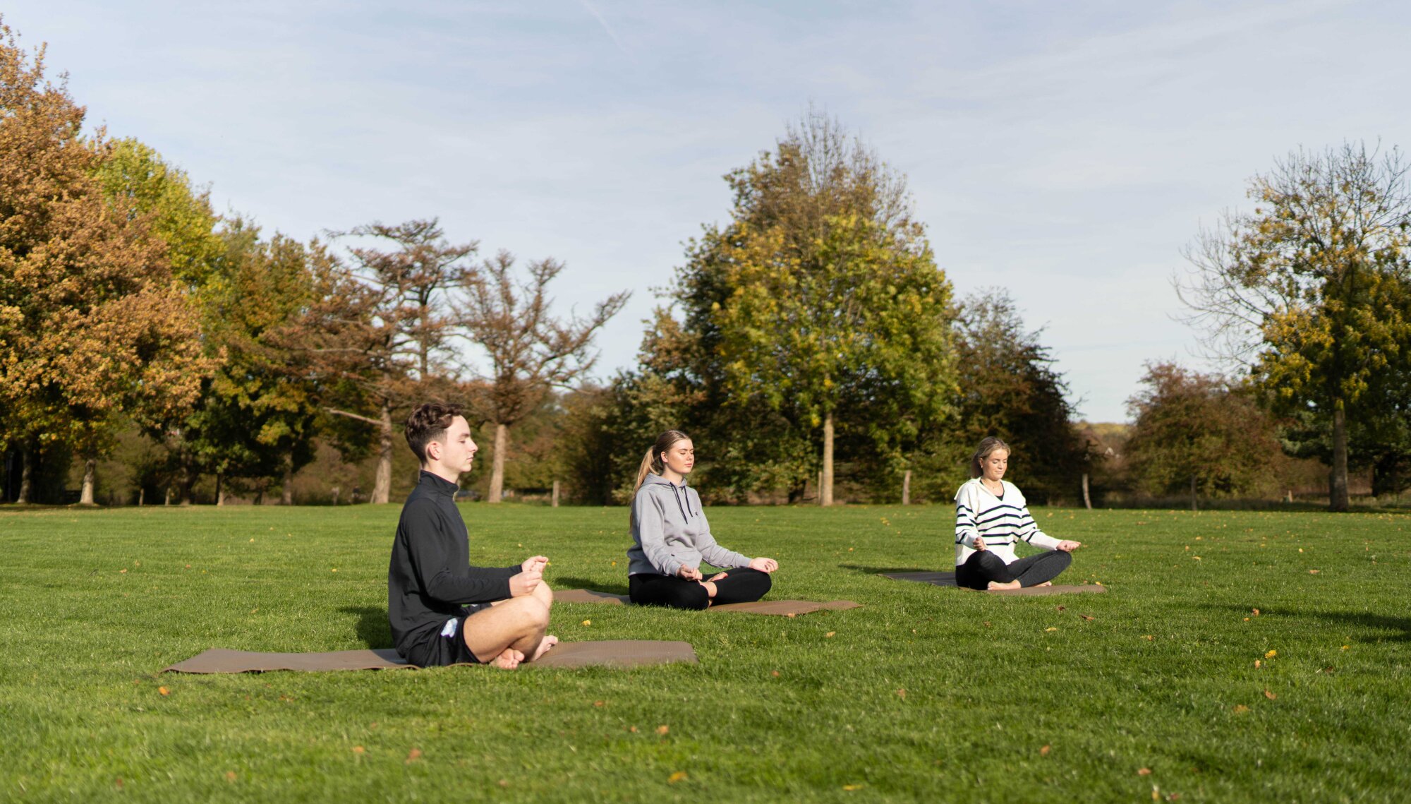 Yoga op Château St. Gerlach.