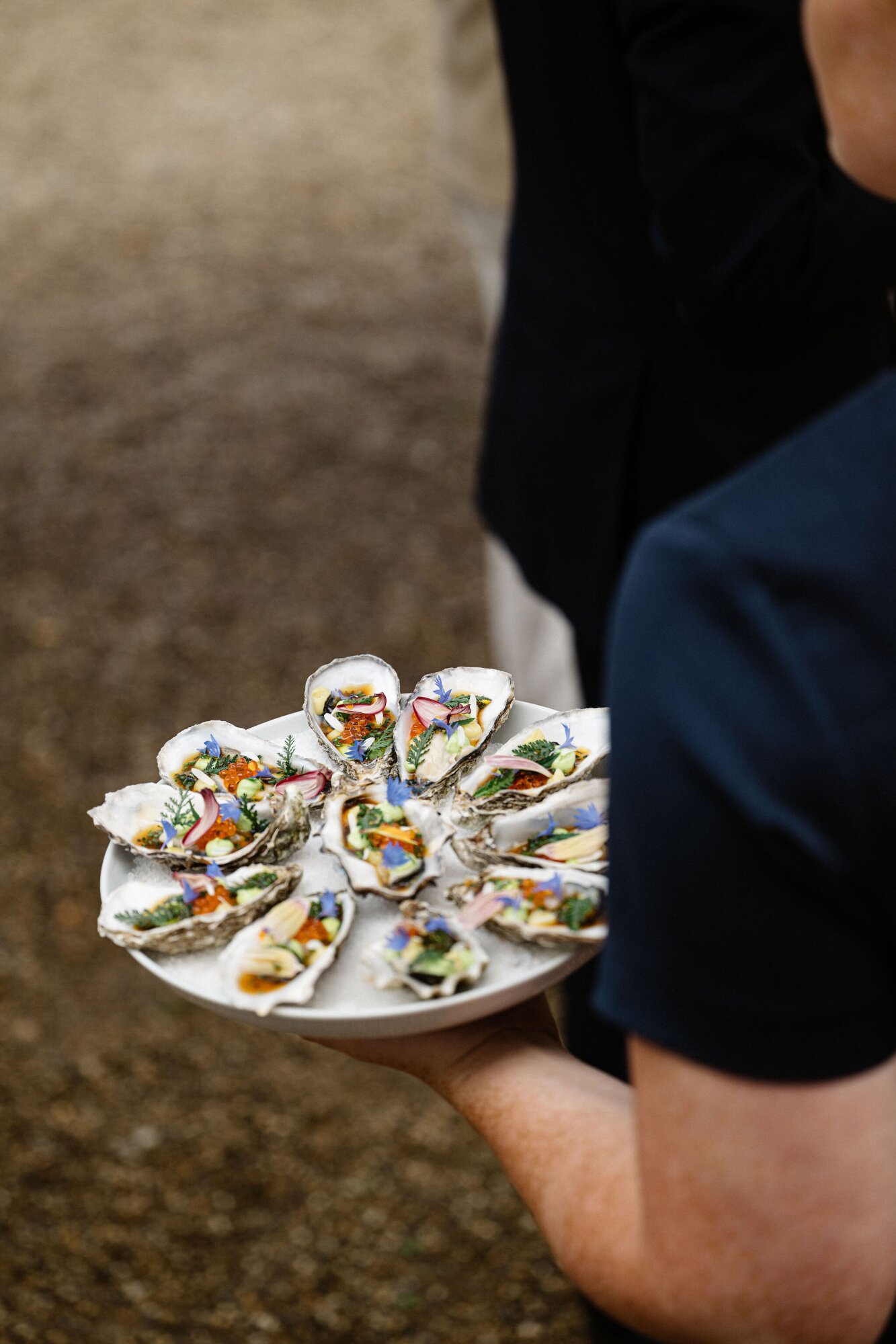Oester bij het aperitief | Château St. Gerlach.