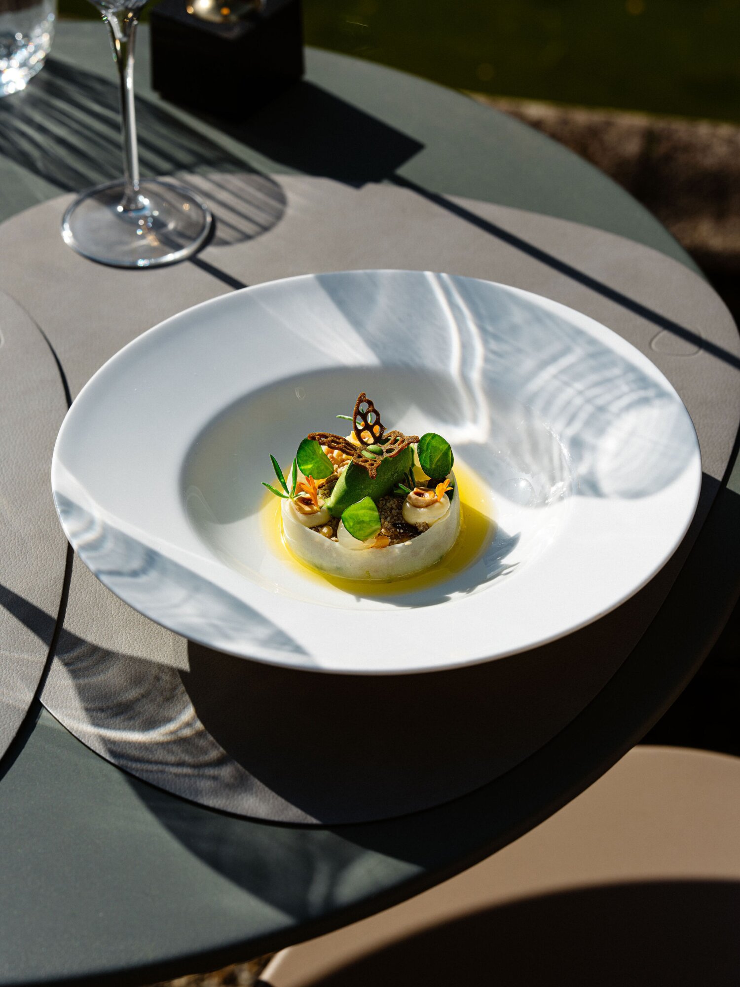 Gerecht terras Les Salons | Château St. Gerlach.