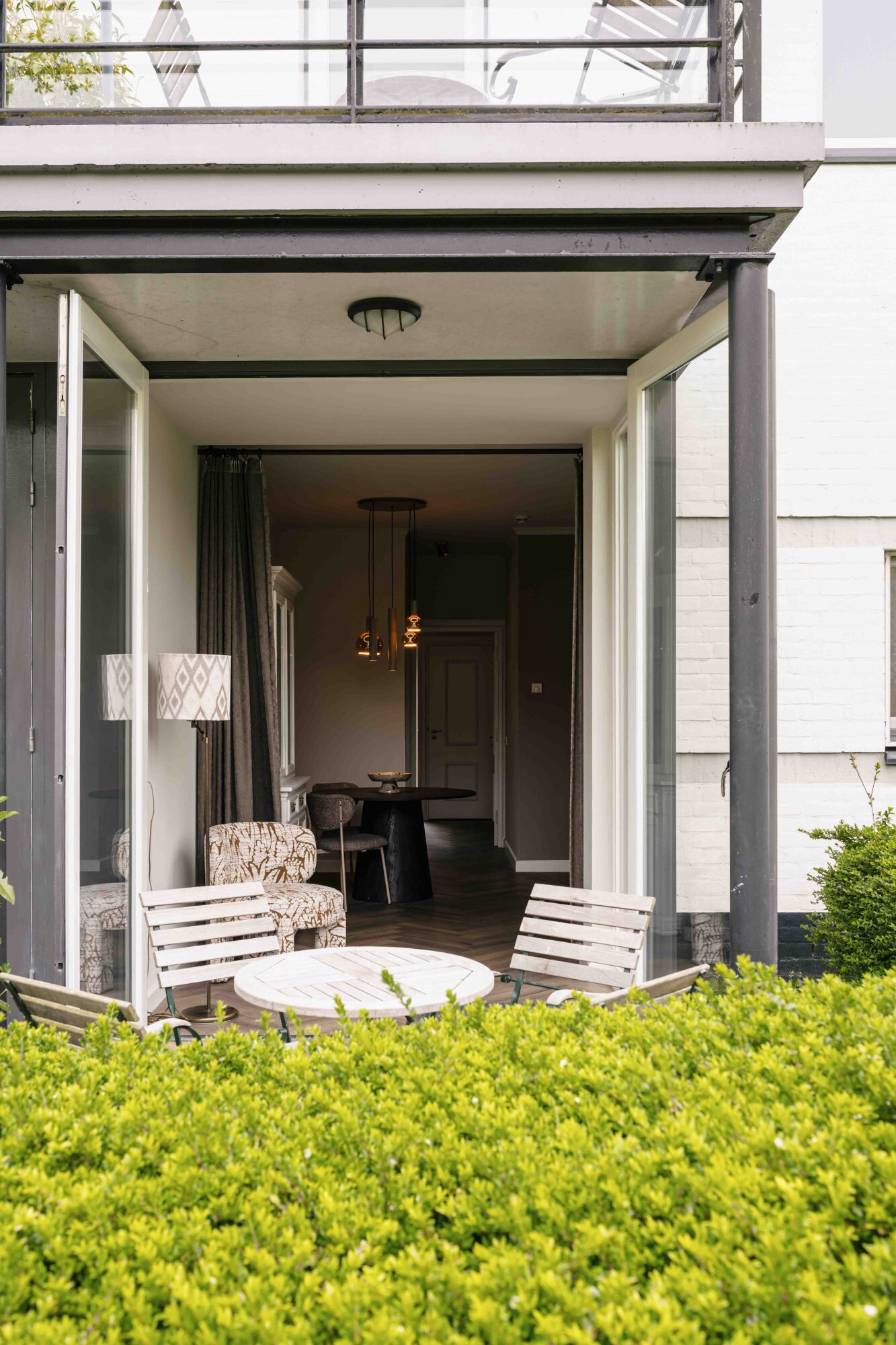Outside in one bedroom terrace | Château St. Gerlach.