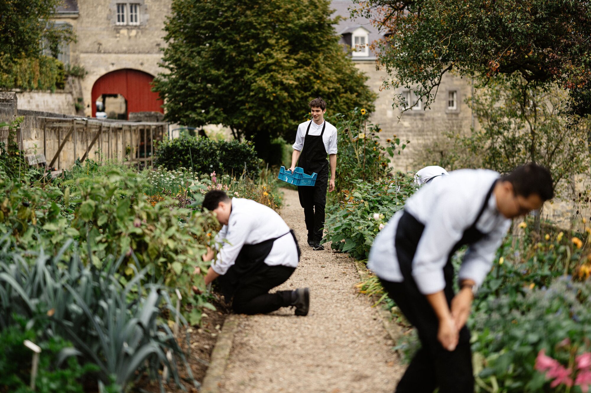 Chefs in garden | Château Neercanne.