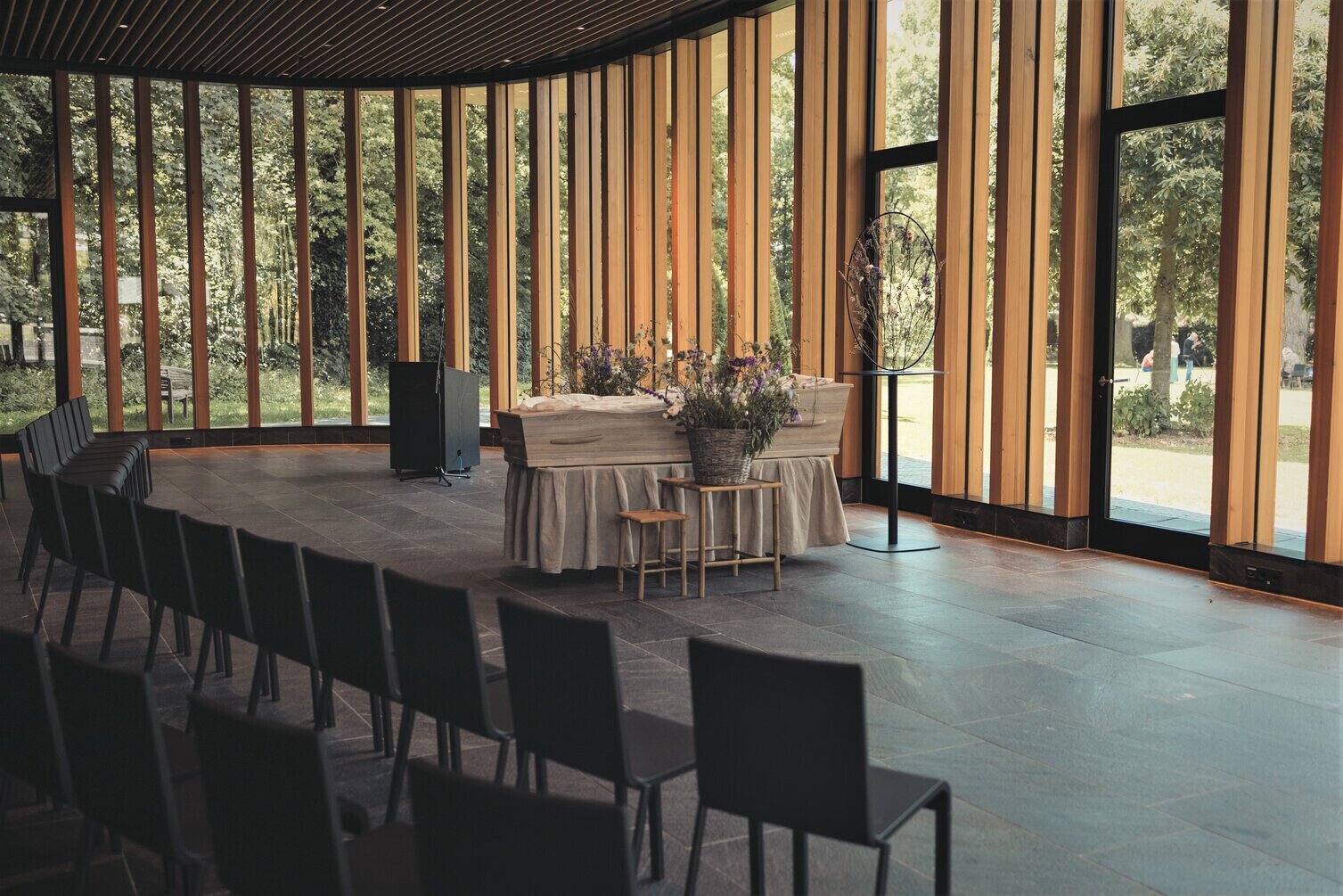 Herdenken bij Château St. Gerlach.