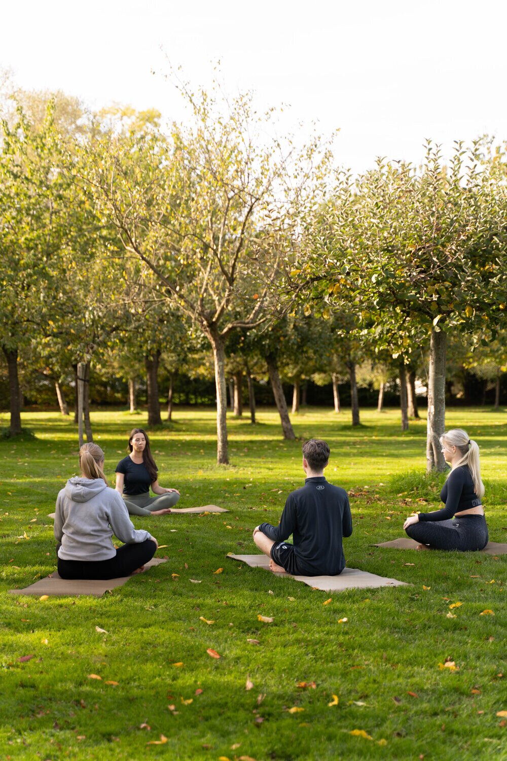 Yoga op Château St. Gerlach.